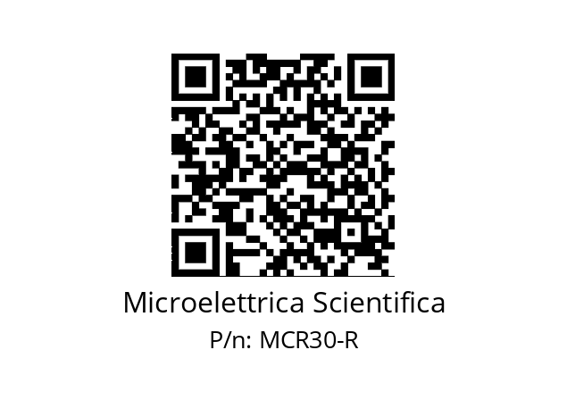   Microelettrica Scientifica MCR30-R