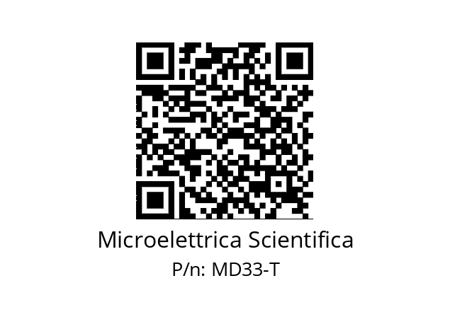   Microelettrica Scientifica MD33-T