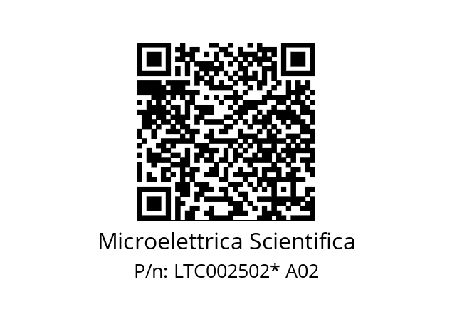   Microelettrica Scientifica LTC002502* A02