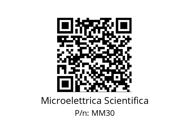   Microelettrica Scientifica MM30