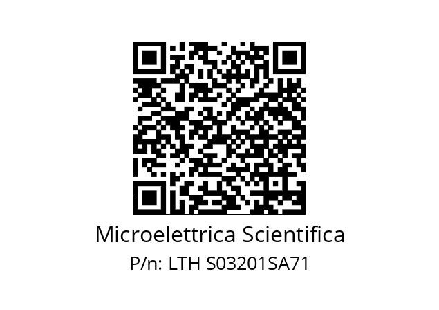   Microelettrica Scientifica LTH S03201SA71