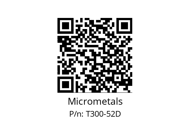   Micrometals T300-52D