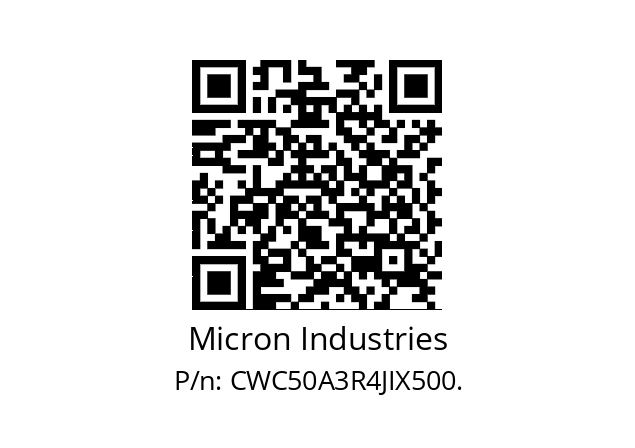   Micron Industries CWC50A3R4JIX500.