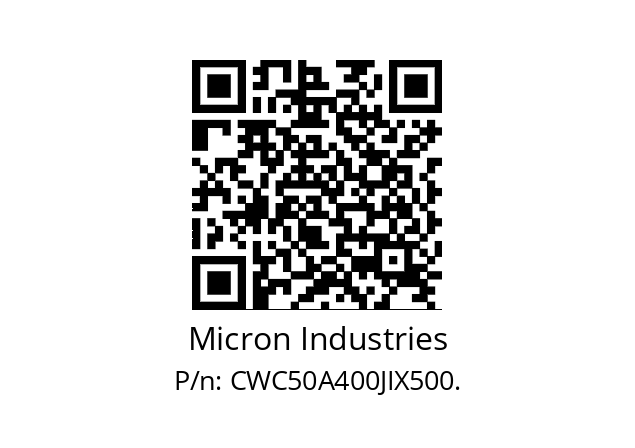   Micron Industries CWC50A400JIX500.