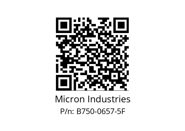   Micron Industries B750-0657-5F