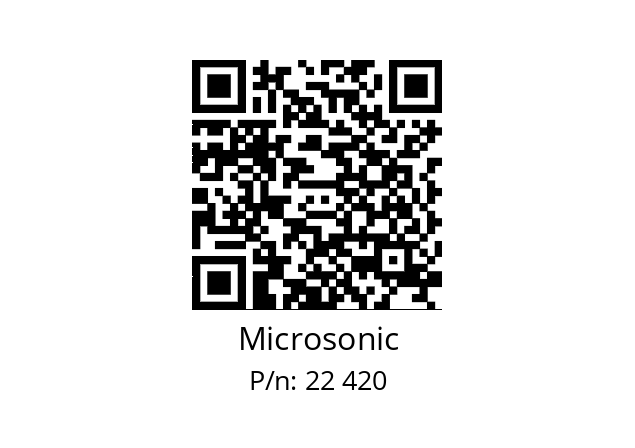   Microsonic 22 420