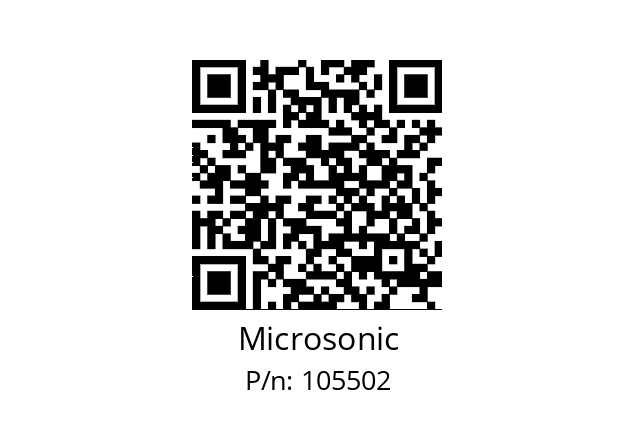   Microsonic 105502