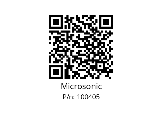   Microsonic 100405