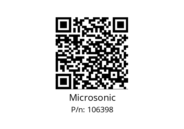   Microsonic 106398