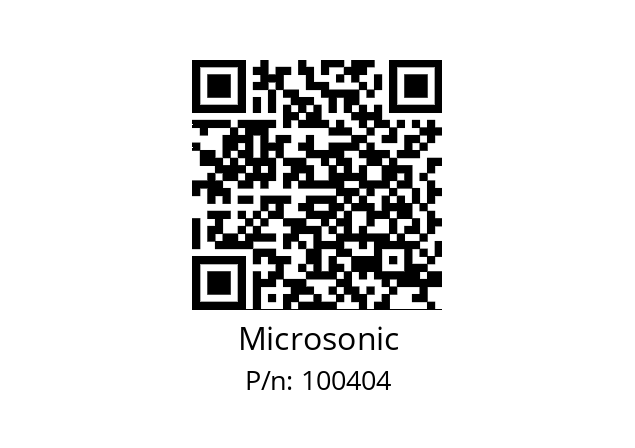   Microsonic 100404