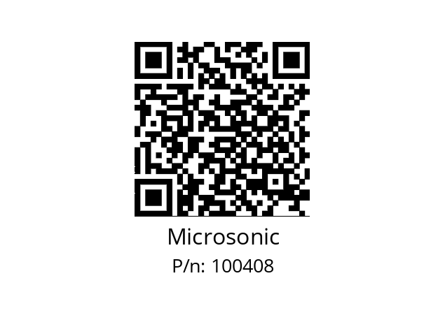   Microsonic 100408