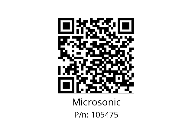   Microsonic 105475