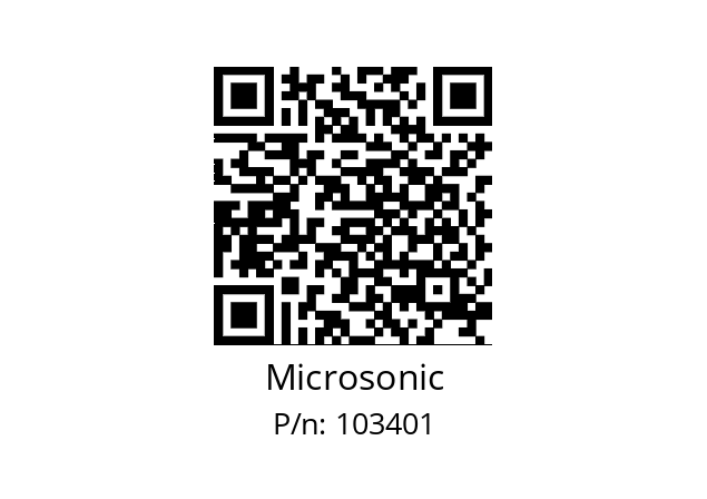   Microsonic 103401