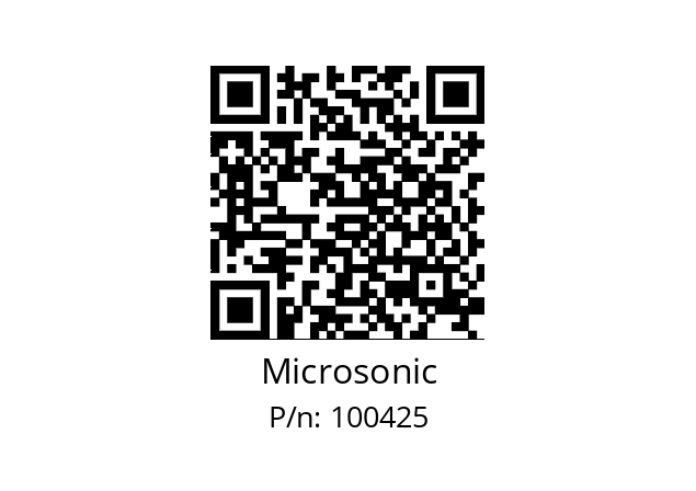   Microsonic 100425