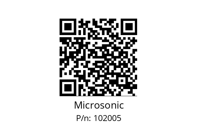   Microsonic 102005