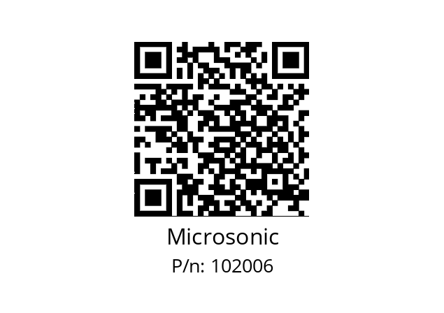   Microsonic 102006