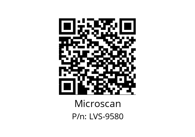   Microscan LVS-9580