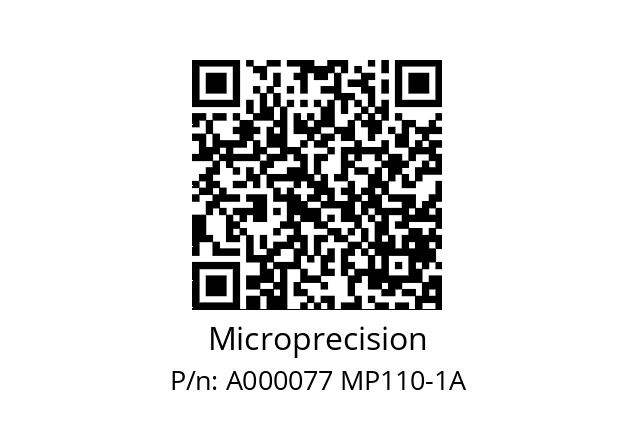   Microprecision A000077 MP110-1A