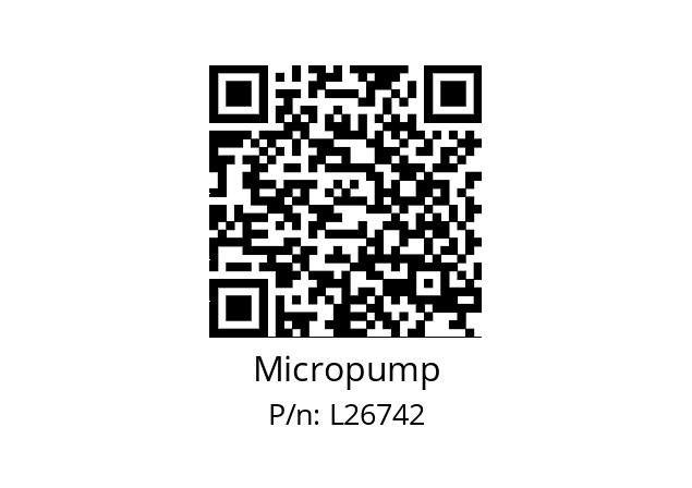   Micropump L26742