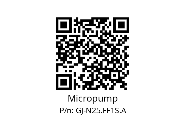   Micropump GJ-N25.FF1S.A