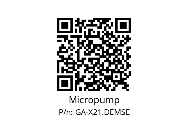   Micropump GA-X21.DEMSE