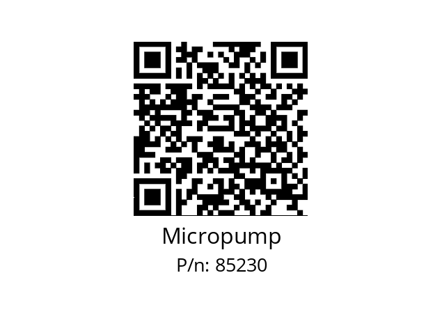   Micropump 85230