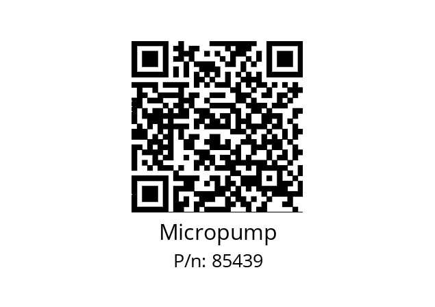   Micropump 85439