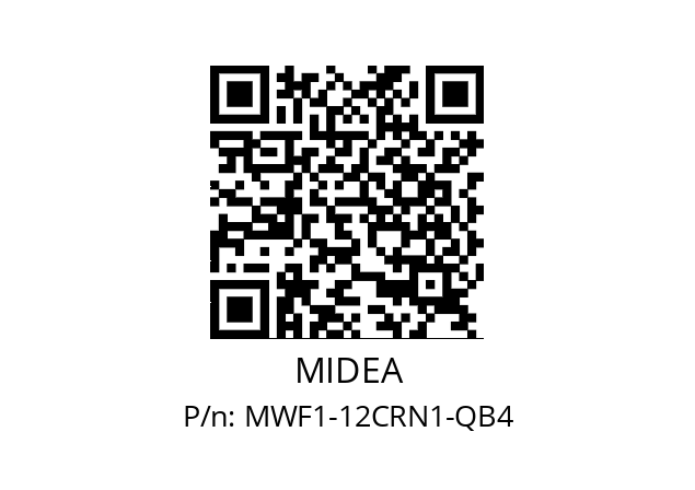   MIDEA MWF1-12CRN1-QB4