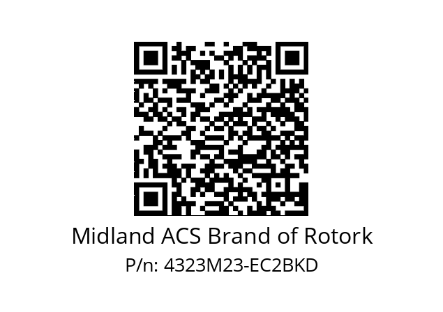   Midland ACS Brand of Rotork 4323M23-EC2BKD