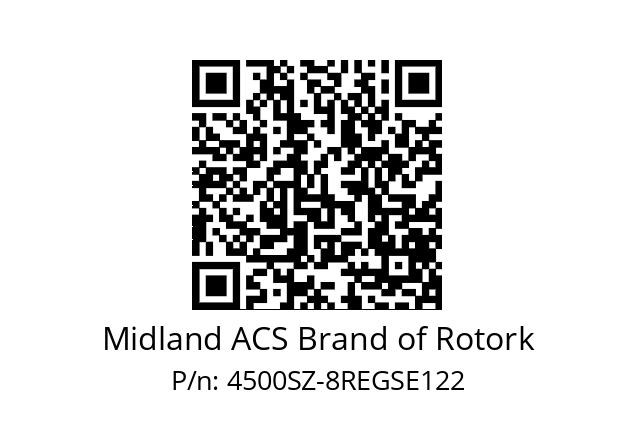   Midland ACS Brand of Rotork 4500SZ-8REGSE122