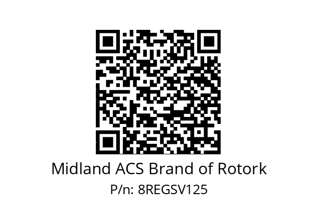   Midland ACS Brand of Rotork 8REGSV125