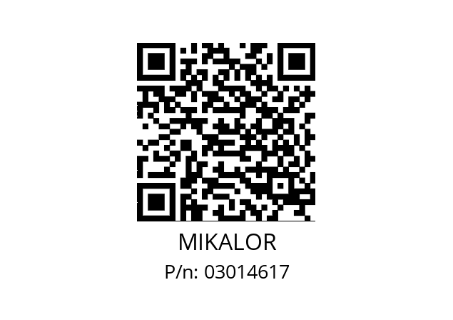   MIKALOR 03014617