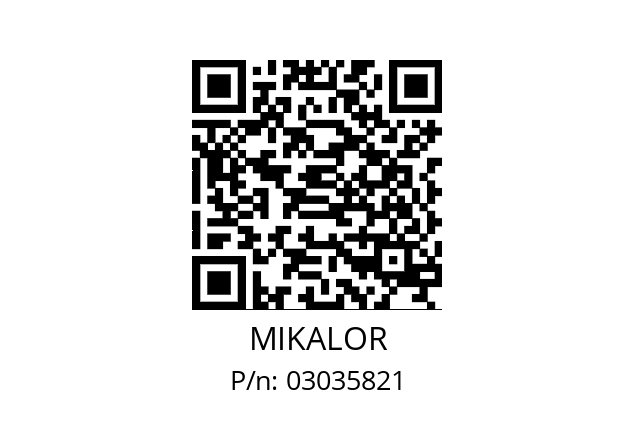   MIKALOR 03035821