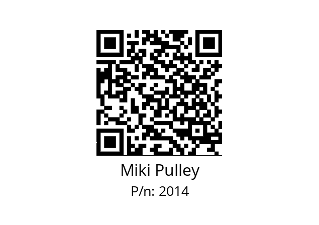   Miki Pulley 2014