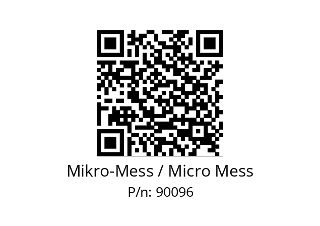   Mikro-Mess / Micro Mess 90096