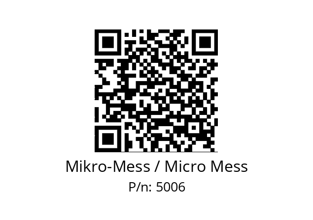   Mikro-Mess / Micro Mess 5006