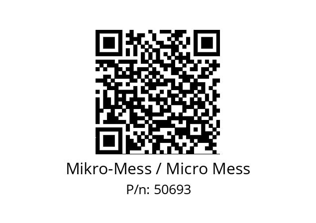   Mikro-Mess / Micro Mess 50693