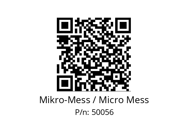   Mikro-Mess / Micro Mess 50056