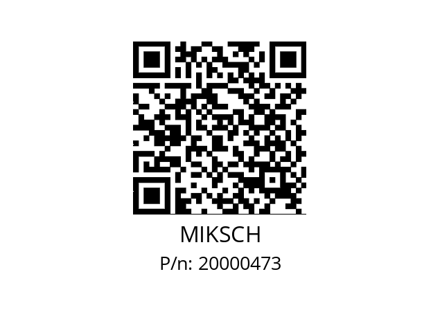   MIKSCH 20000473