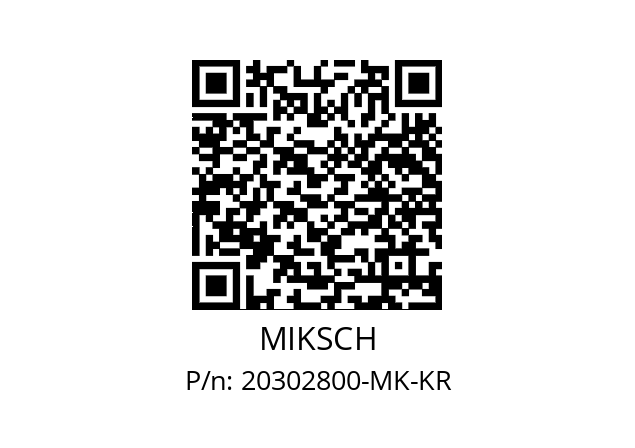  000 852 02 MIKSCH 20302800-MK-KR