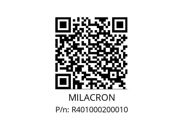   MILACRON R401000200010