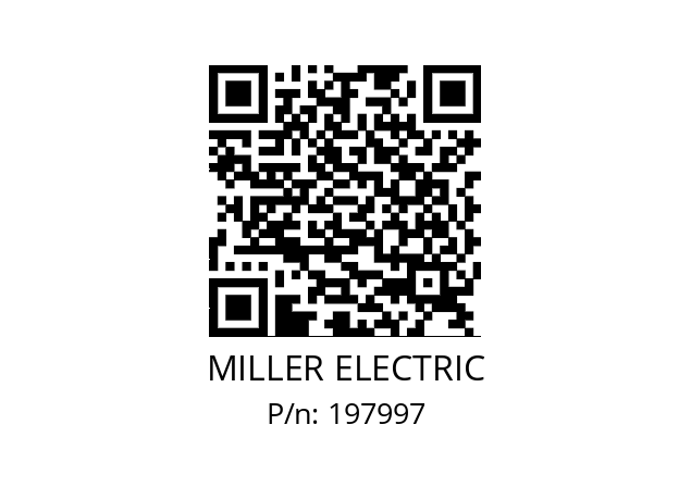   MILLER ELECTRIC 197997