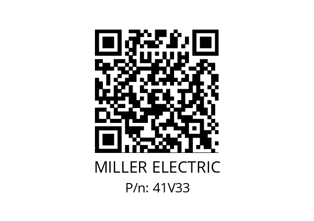   MILLER ELECTRIC 41V33