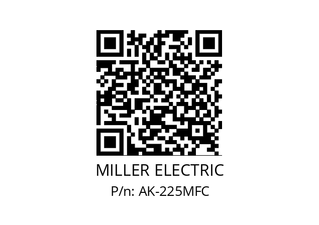   MILLER ELECTRIC AK-225MFC