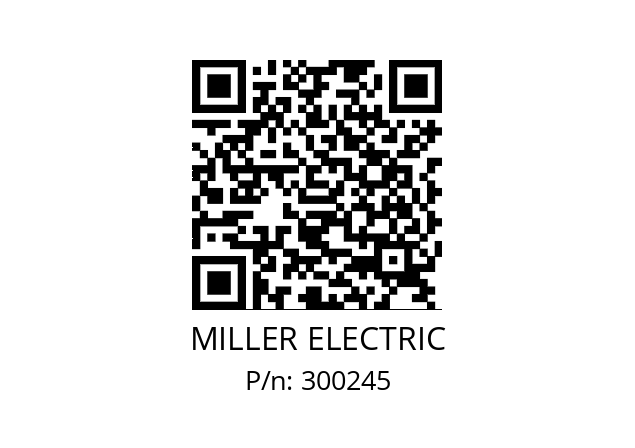   MILLER ELECTRIC 300245