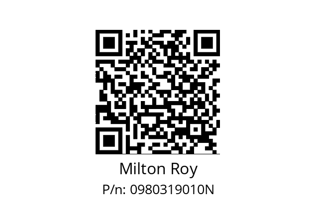   Milton Roy 0980319010N