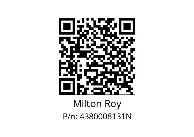   Milton Roy 4380008131N