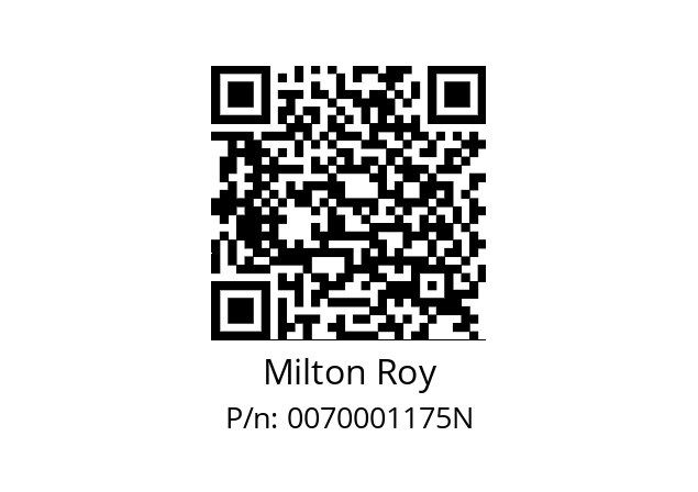   Milton Roy 0070001175N