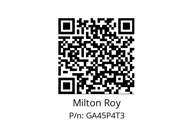   Milton Roy GA45P4T3