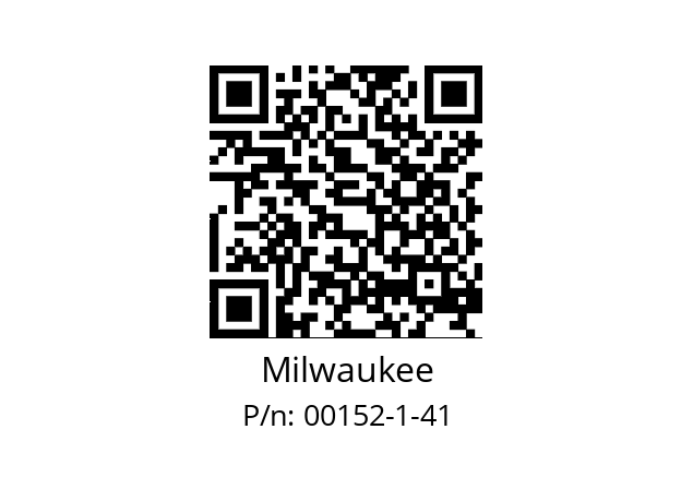   Milwaukee 00152-1-41